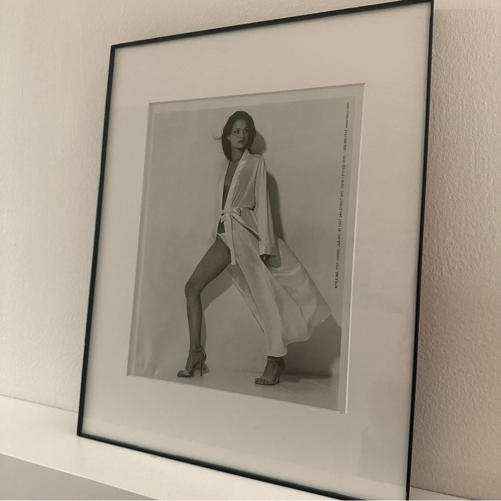 Hanro Framed Vintage Ad